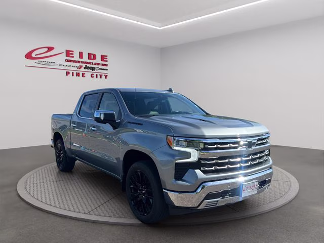2024 Sterling Gray Metallic Chevrolet Silverado 1500 LTZ 4X4 Truck