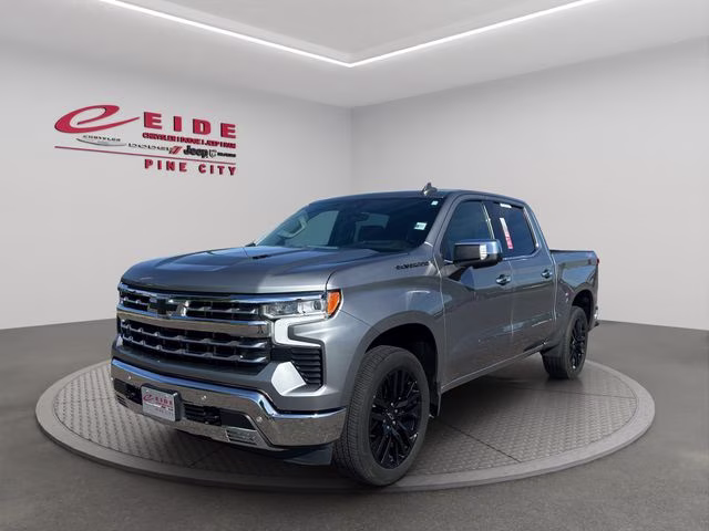 2024 Sterling Gray Metallic Chevrolet Silverado 1500 LTZ 4X4 Truck