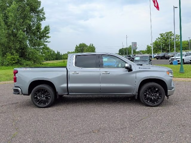 2024 Sterling Gray Metallic Chevrolet Silverado 1500 LTZ 4X4 Truck