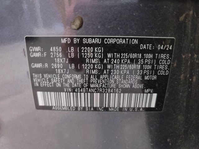 2024 Gray Metallic Subaru Outback Limited AWD SUV