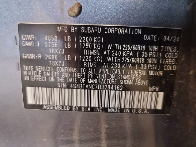 2024 Magnetite Gray Metallic Subaru Outback Limited AWD SUV