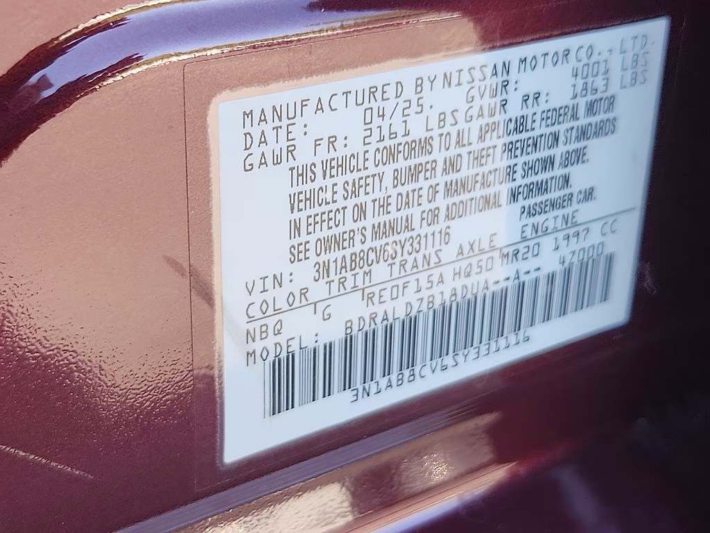 2025 Rosewood Metallic Nissan Sentra SV FWD Sedan