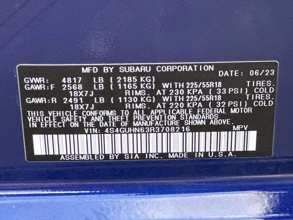 2024 Sapphire Blue Pearl Subaru Crosstrek Limited AWD SUV