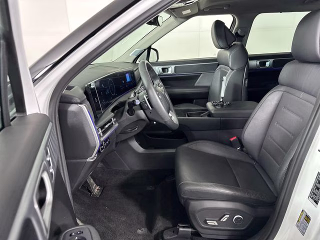 2025 Serenity White Hyundai Santa Fe Hybrid Limited AWD SUV