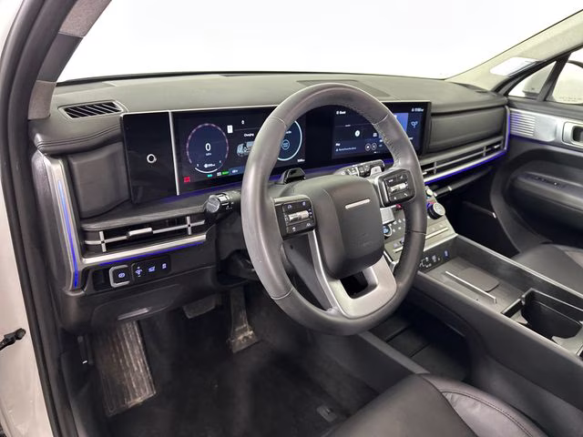 2025 Serenity White Hyundai Santa Fe Hybrid Limited AWD SUV