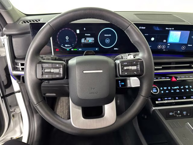 2025 Serenity White Hyundai Santa Fe Hybrid Limited AWD SUV