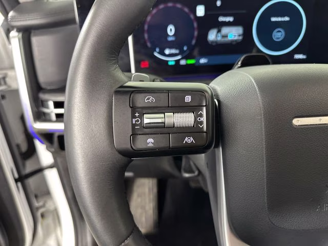 2025 Serenity White Hyundai Santa Fe Hybrid Limited AWD SUV