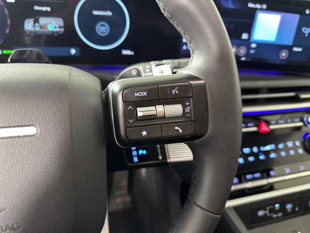 2025 Serenity White Hyundai Santa Fe Hybrid Limited AWD SUV