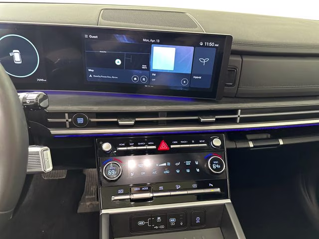 2025 Serenity White Hyundai Santa Fe Hybrid Limited AWD SUV