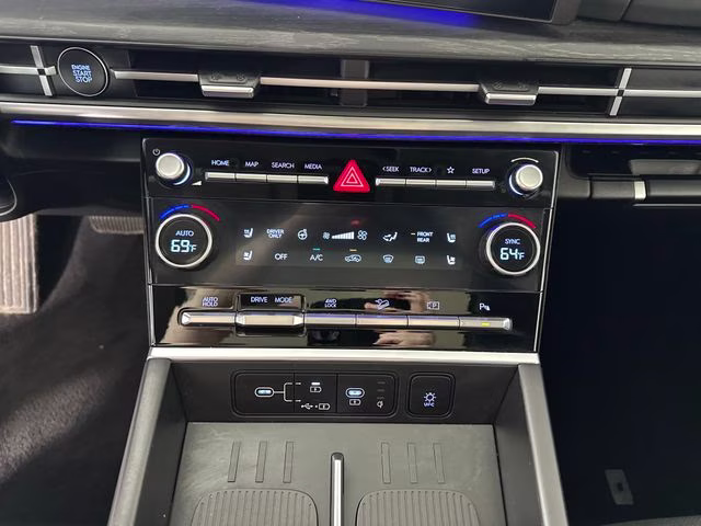 2025 Serenity White Hyundai Santa Fe Hybrid Limited AWD SUV