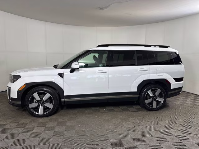 2025 Serenity White Hyundai Santa Fe Hybrid Limited AWD SUV