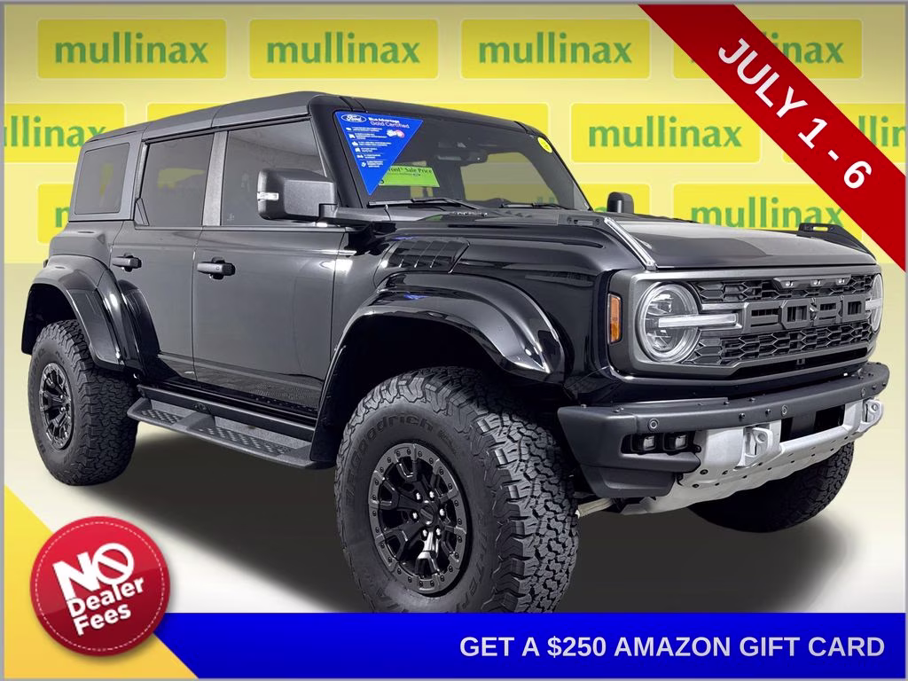 2024 Shadow Black Ford Bronco Raptor 4X4 SUV