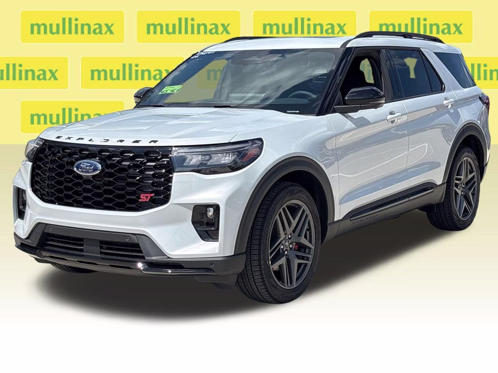 2026 Space White Metallic Ford Explorer ST 4X4 SUV