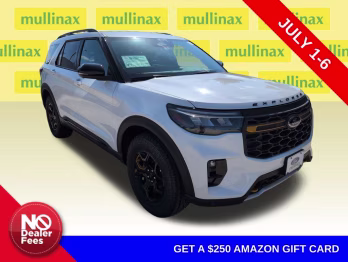 2026 Star White Metallic Tri-Coat Ford Explorer Tremor 4X4 SUV