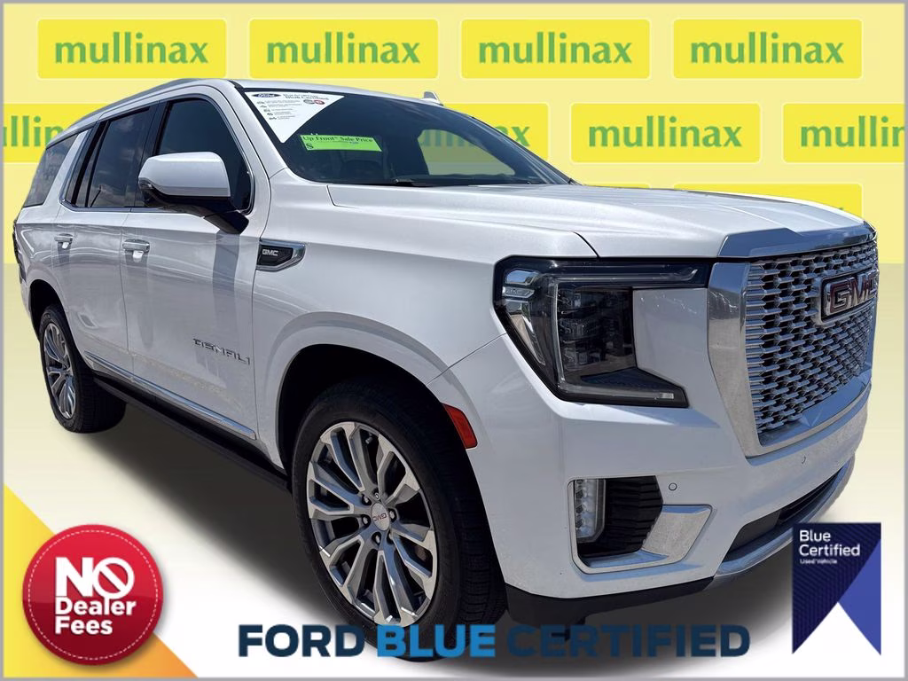 2021 White Frost Tricoat GMC Yukon Denali RWD SUV