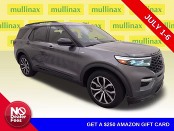 2023 Carbonized Gray Metallic Ford Explorer ST-Line RWD SUV
