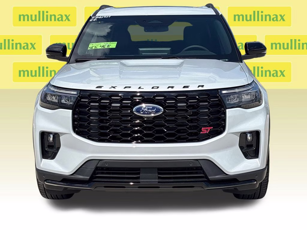 2026 Space White Metallic Ford Explorer ST 4X4 SUV