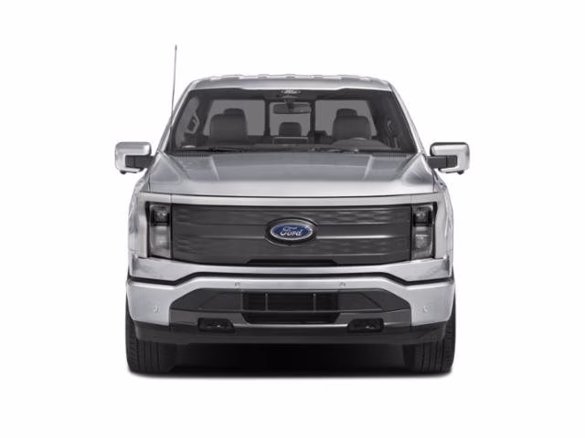 2023 Silver Metallic Ford F-150 Lightning Lariat AWD Truck
