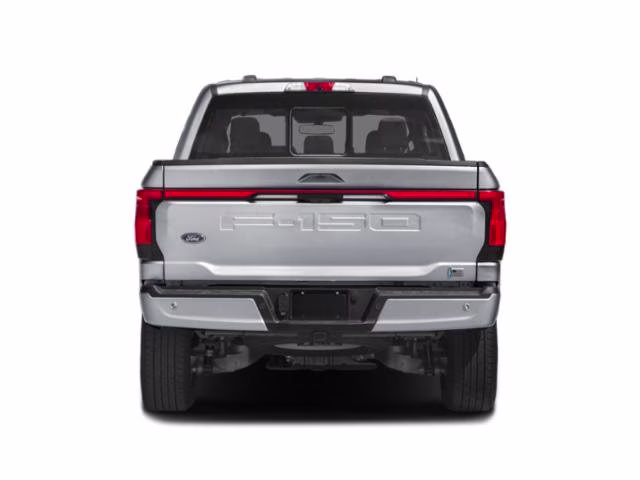 2023 Silver Metallic Ford F-150 Lightning Lariat AWD Truck