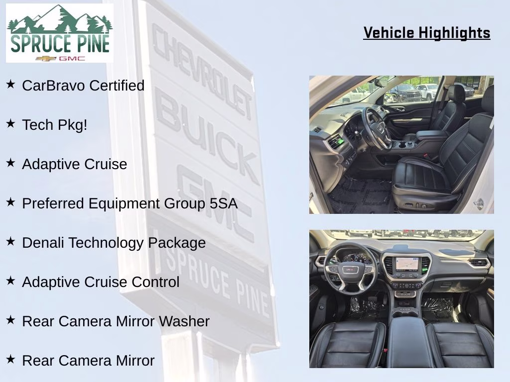 2023 Summit White GMC Acadia Denali AWD SUV