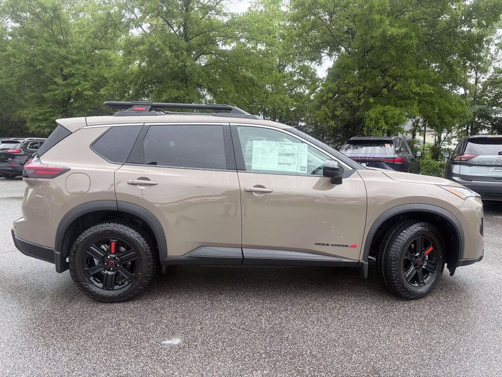 2026 Everest White Pearl Tricoat Nissan Rogue Rock Creek AWD SUV