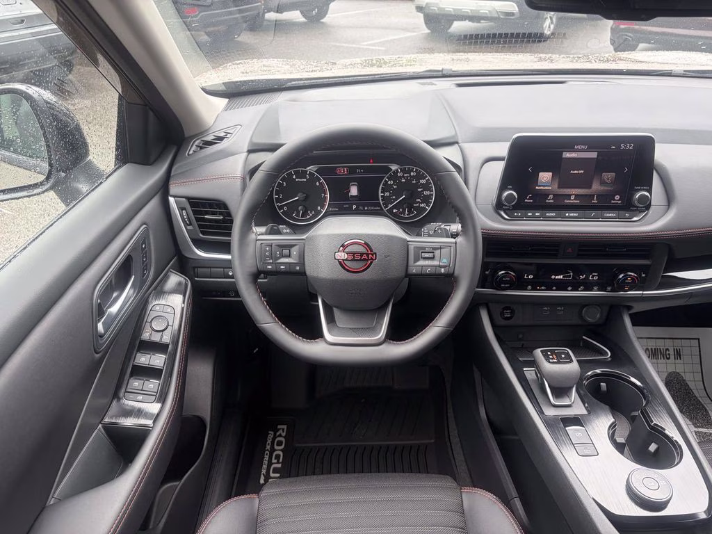 2026 Everest White Pearl Tricoat Nissan Rogue Rock Creek AWD SUV