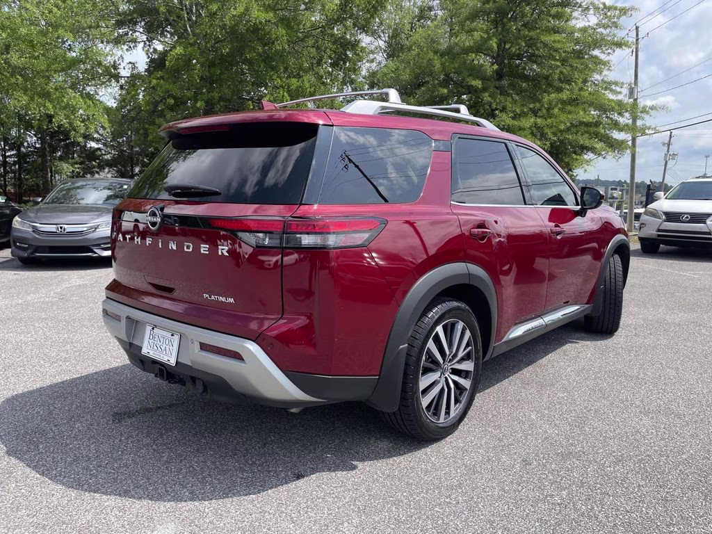 2022 Scarlet Ember Tintcoat Nissan Pathfinder Platinum FWD SUV