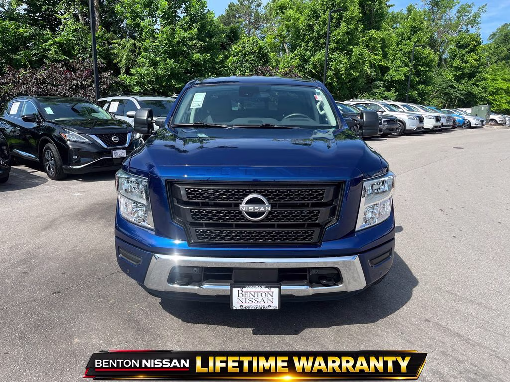 2024 Deep Blue Pearl Nissan Titan SV 4X4 Truck