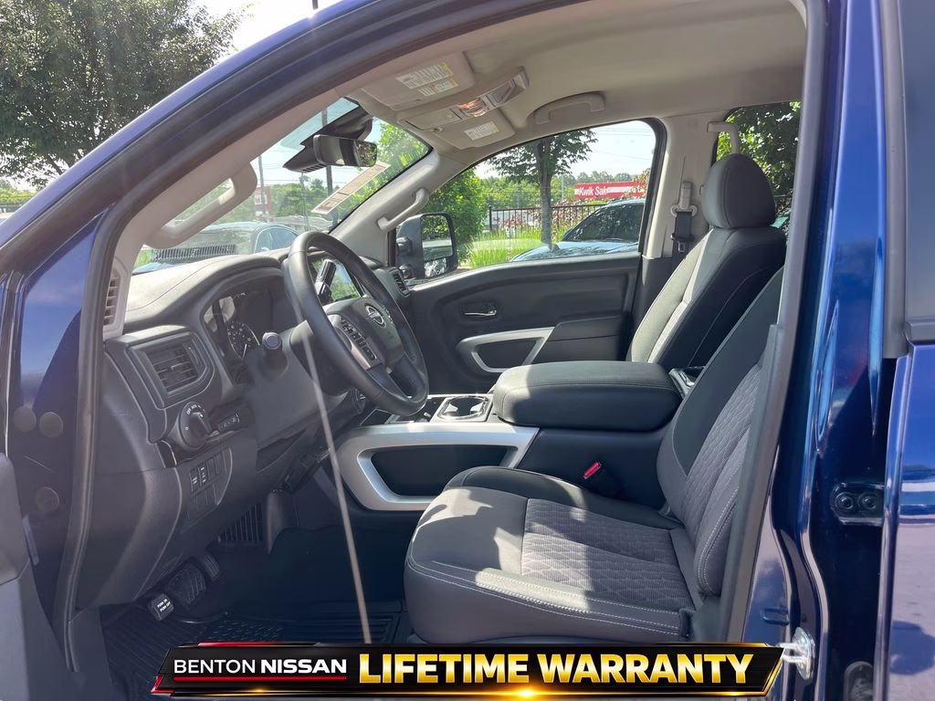 2024 Deep Blue Pearl Nissan Titan SV 4X4 Truck