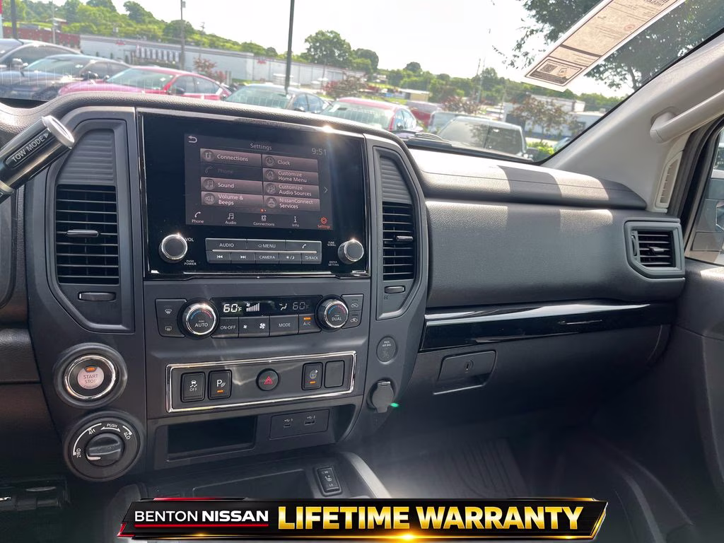 2024 Deep Blue Pearl Nissan Titan SV 4X4 Truck