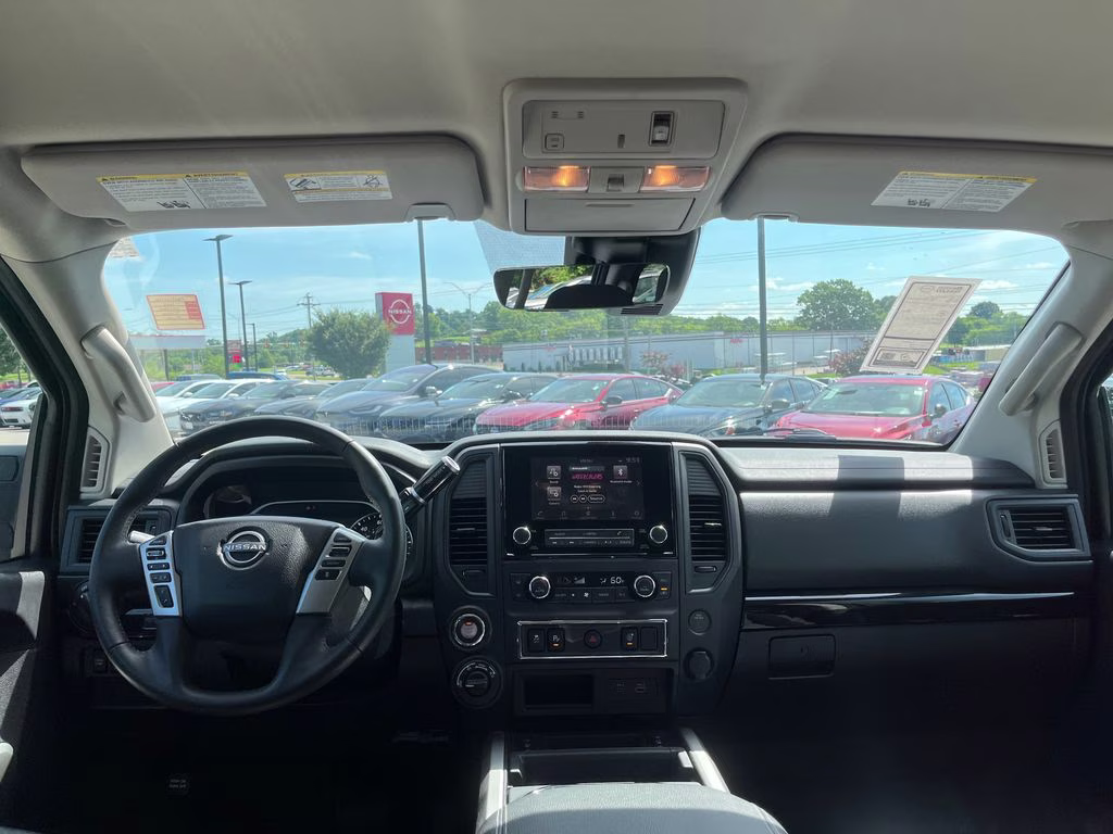 2024 Deep Blue Pearl Nissan Titan SV 4X4 Truck
