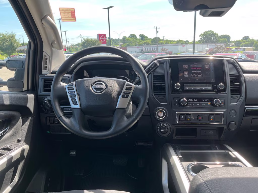 2024 Deep Blue Pearl Nissan Titan SV 4X4 Truck