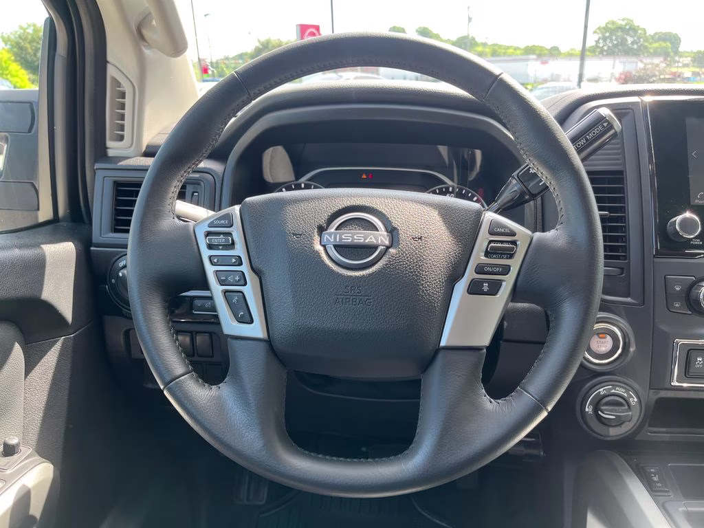 2024 Deep Blue Pearl Nissan Titan SV 4X4 Truck