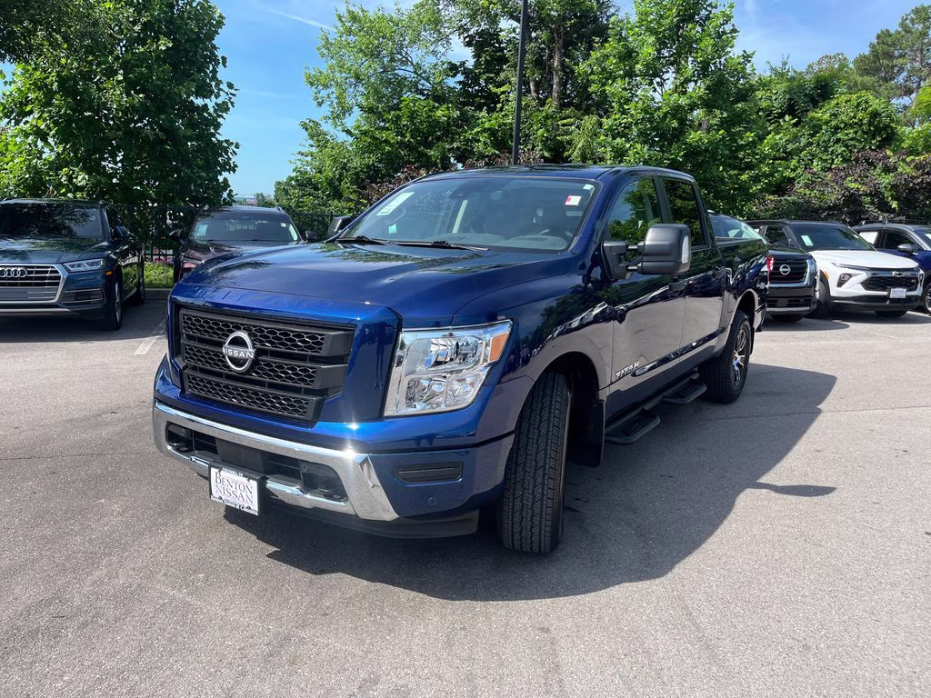 2024 Deep Blue Pearl Nissan Titan SV 4X4 Truck