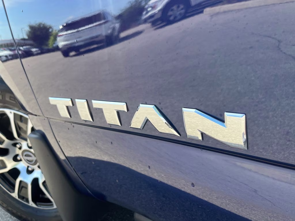 2024 Deep Blue Pearl Nissan Titan SV 4X4 Truck