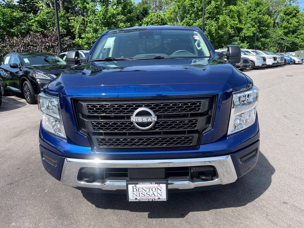 2024 Deep Blue Pearl Nissan Titan SV 4X4 Truck