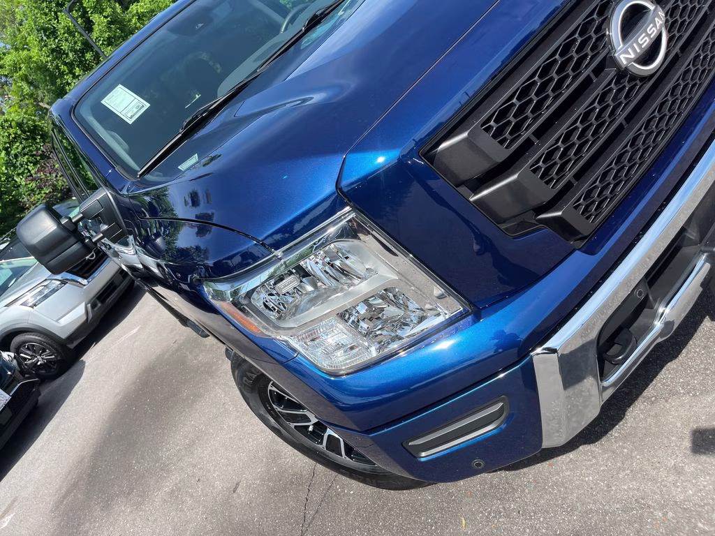 2024 Deep Blue Pearl Nissan Titan SV 4X4 Truck