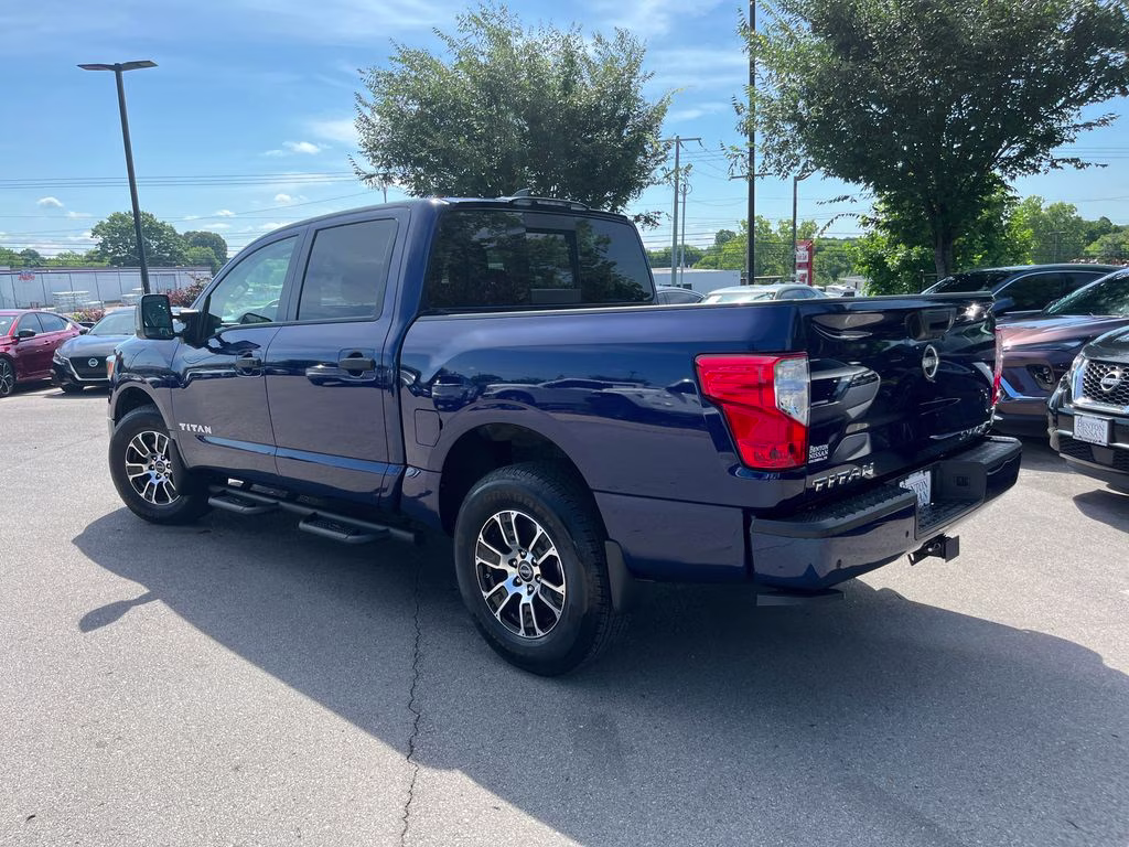2024 Deep Blue Pearl Nissan Titan SV 4X4 Truck