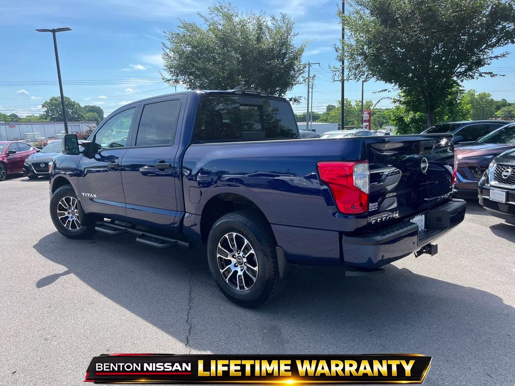2024 Deep Blue Pearl Nissan Titan SV 4X4 Truck