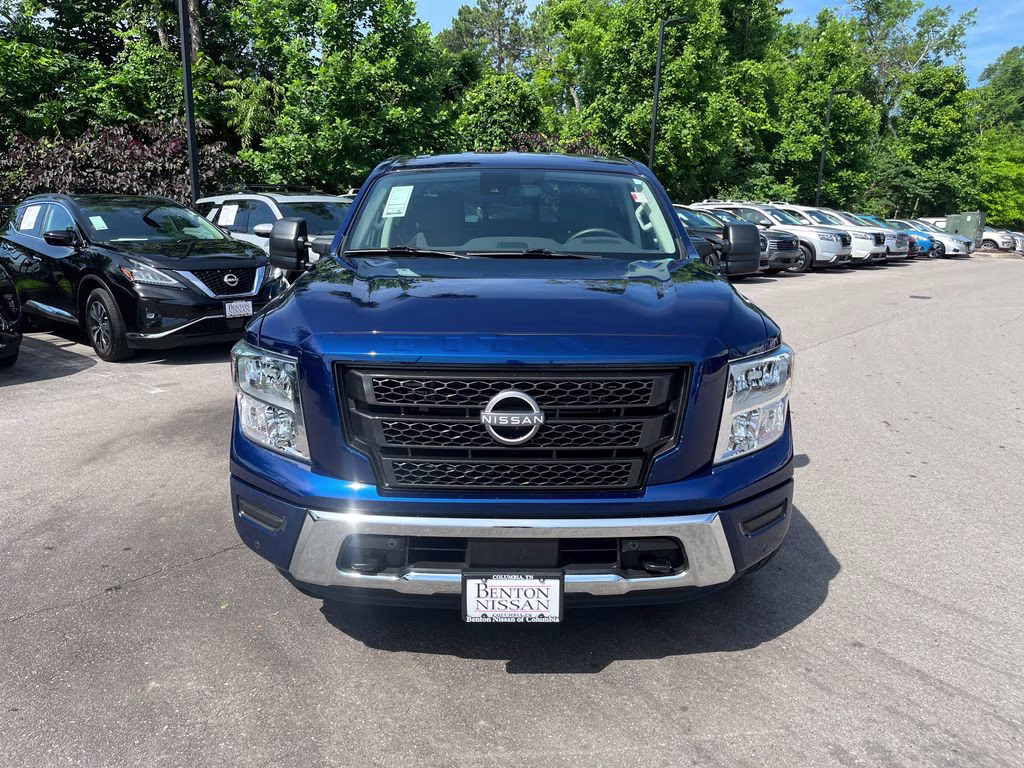 2024 Deep Blue Pearl Nissan Titan SV 4X4 Truck