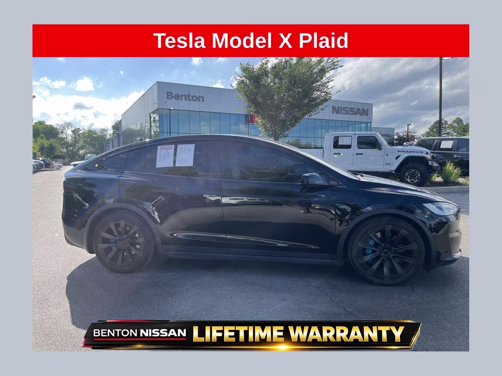 2022 Black Tesla Model X Plaid AWD SUV