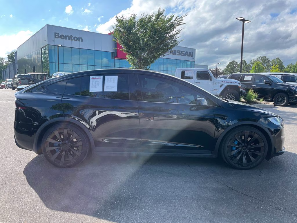 2022 Black Tesla Model X Plaid AWD SUV