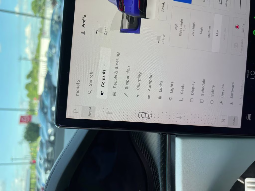 2022 Black Tesla Model X Plaid AWD SUV