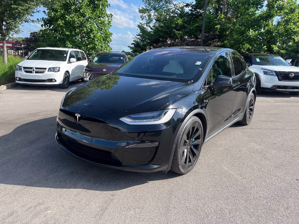2022 Black Tesla Model X Plaid AWD SUV
