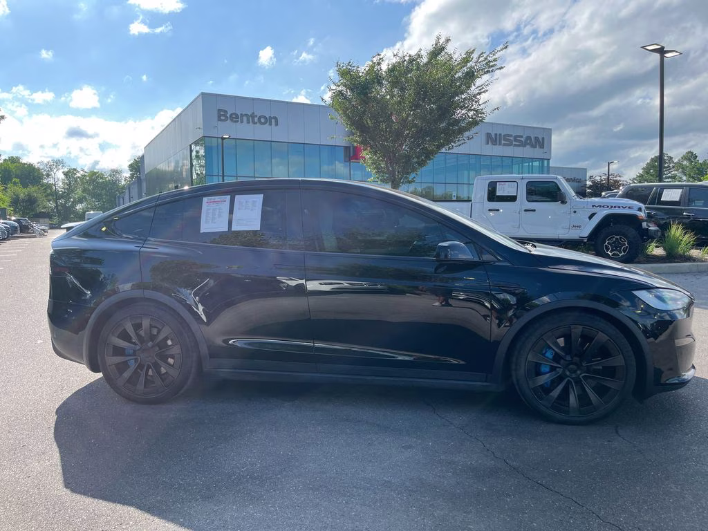 2022 Black Tesla Model X Plaid AWD SUV