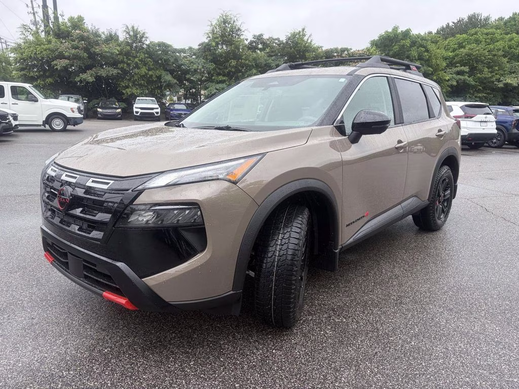 2026 Everest White Pearl Tricoat Nissan Rogue Rock Creek AWD SUV