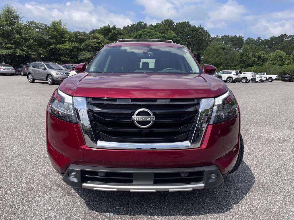 2022 Scarlet Ember Tintcoat Nissan Pathfinder Platinum FWD SUV