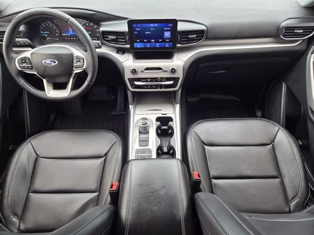 2024 White Metallic Ford Explorer XLT RWD SUV