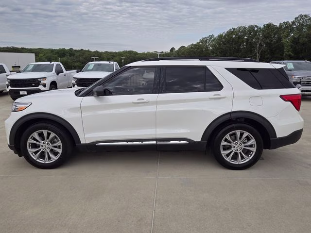 2024 White Metallic Ford Explorer XLT RWD SUV