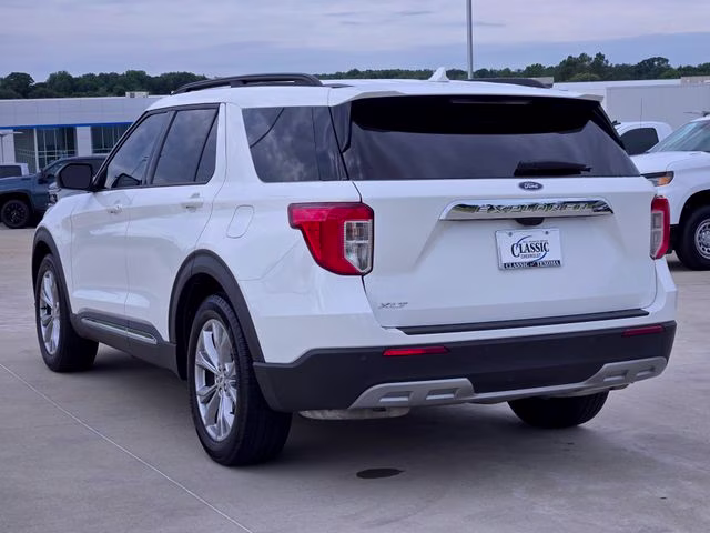2024 White Metallic Ford Explorer XLT RWD SUV